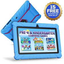 Contixo 7" Kids Tablet 2025 Model with Epic Lingokids, Educational Android Ta