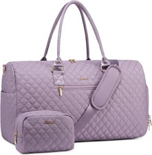Sporttasche Damen Weekender Reisetasche mit Kulturtasche Schuhfach 40L