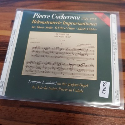 FRANCOISE LOMBARD cochereau - rekonstruierte improvisationen EX/EX (CDR, Organ)