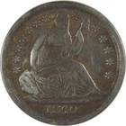 1840 O No Drapery Seated Liberty Half Dime VF Details SKU:CPC0959