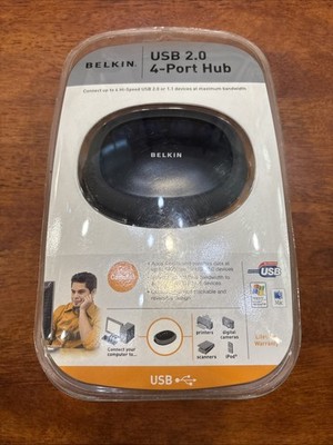 Belkin  Hi-Speed USB 2.0 4-Port External Hub NIB