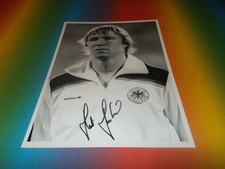 Horst Hrubesch  DFB Europameister 1980  signed signiert Autogramm auf 20x28 Foto
