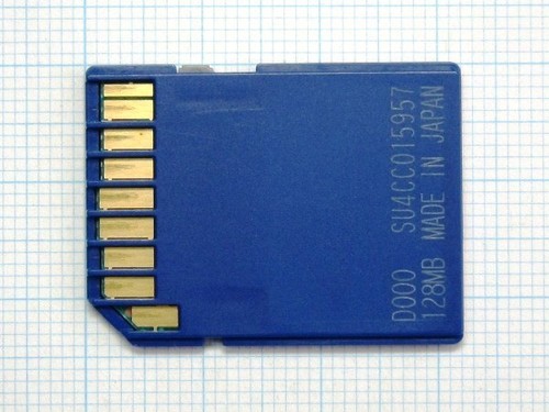 IO Data 128MB SD Card Used Standard Format Memory Storage - Picture 2 of 2