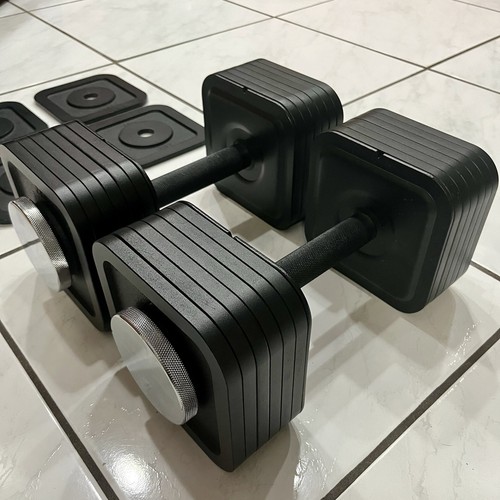 AOC Fitness Quicklock Adjustable Dumbbell Set 2x30kg (66lbs ea) like Iron Master