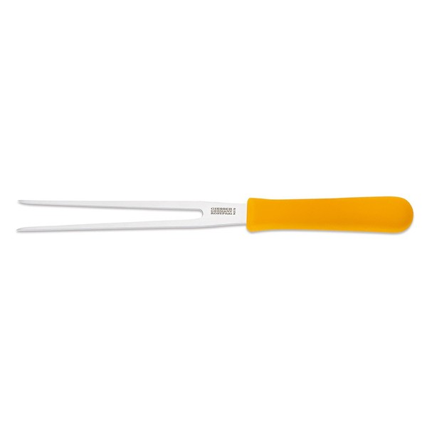 Giesser Fleischgabel 18 Cm Wurstgabel Edelstahl Kunststoffgriff Gelb 9437 18 G-image