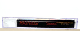 Mach Rider Nintendo NES New 1985 Hangtab Round Seal non rev VGA 75 Qualified