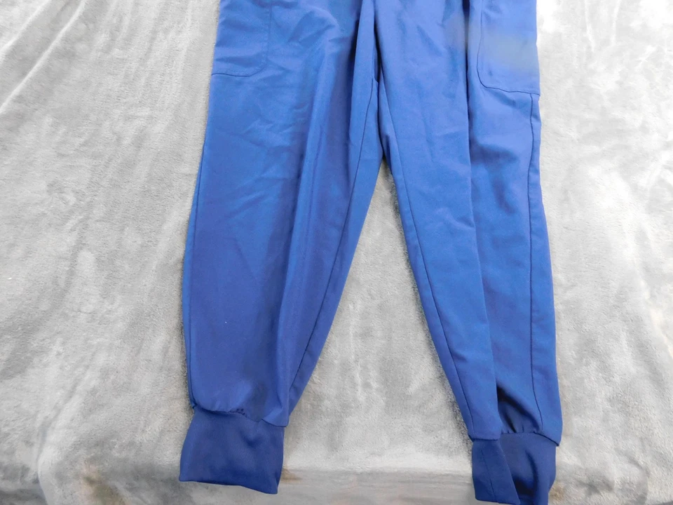 Landau Forward Jumpsuit Scrub Cargo Womens XL Blue Four Way Stretch Jogger - Image 2 of 4
