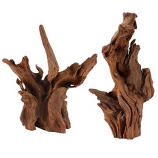 Natural Driftwood for Aquarium Decor, 2 Pieces 9-14" Large Assorted Branch De...