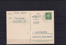 AA955) BRD Ganzsache P43 II Heuss gestempelt Michel 55 Euro