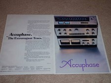 Accuphase Ad,F-300 Amp,C-200 Pre,T-100 Tuner,1974,2 pgs