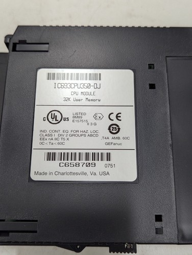 GE Fanuc 90-30 IC693PWR330H IC693CHS391K IC693CPU350-DJ IC693ACC310A - Foto 5 di 6