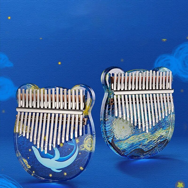 100% New 17 key 21 key professional kalimba Musical instrument mini entry