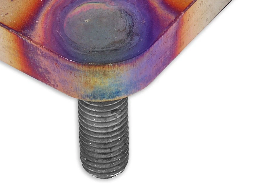 Bride de collecteur d'échappement T3 Turbo découpée au laser 10 mm en acier i... - Photo 3/3