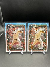 2024 Topps Holiday Logan Webb #H122 San Francisco Giants Baseball Card Lot Of 2