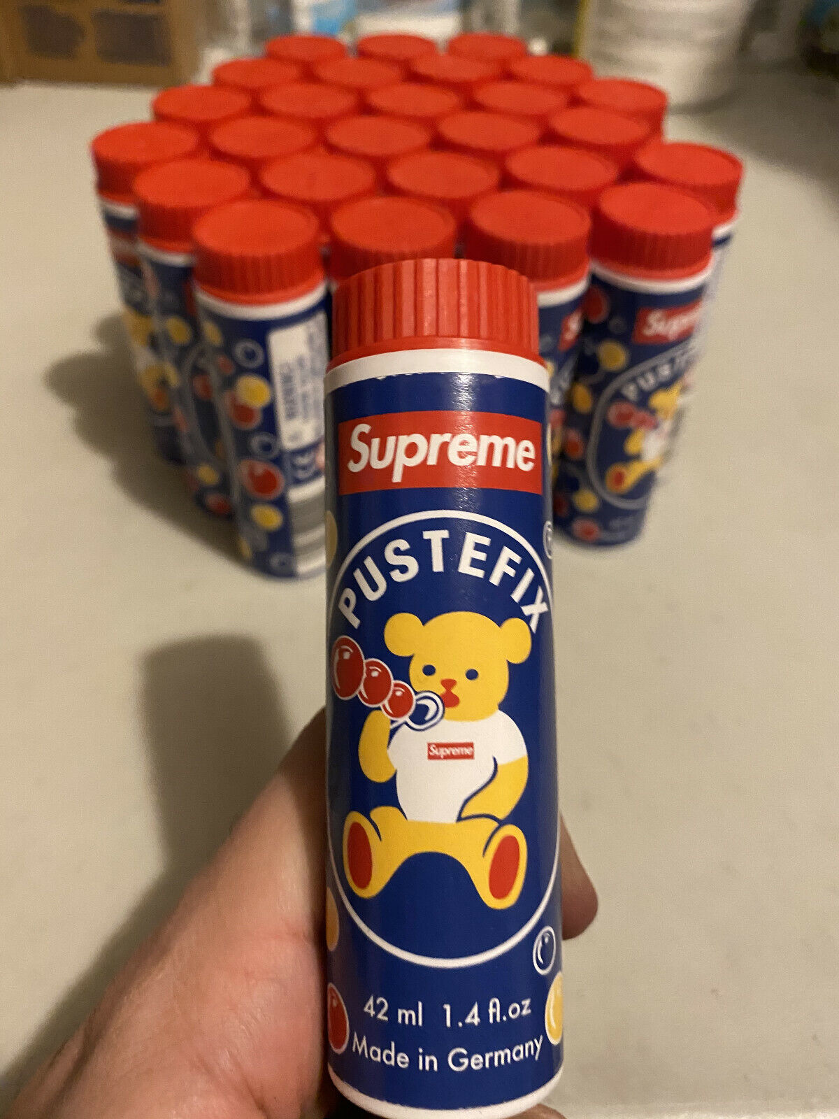 🔥 Supreme Pustefix Soap Bubbles 1.4 oz - 42 mL SS21 WEEK 1 GIFT 🔥 