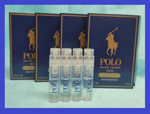 POLO Ralph Lauren BLUE GOLD BLEND Men's Cologne PARFUM SAMPLE Spray 0.04 oz  x 4 | eBay