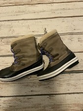 Girls Winter Boots Sz 4 All in Motion Thermolite Faux Fur