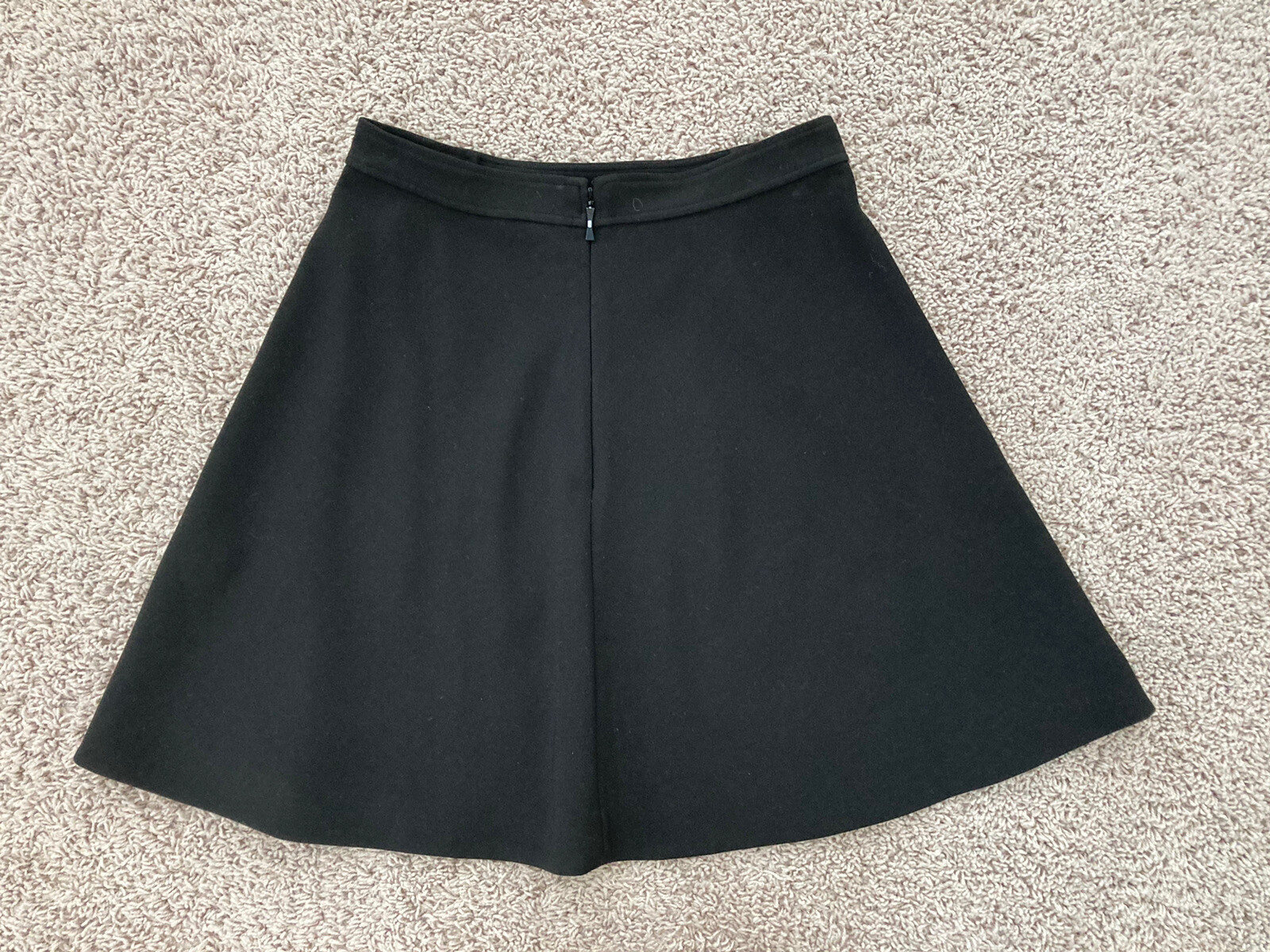 Kate Spade Crepe Military Skirt Black Gold Buttons Mini Size 2 Skirt The Rules thumbnail 4
