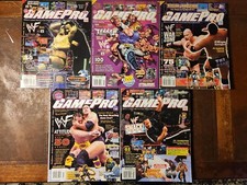 GamePro Magazine Lot: WWF Covers, Issues 119, 126, 130, 131, 138--Good Condition