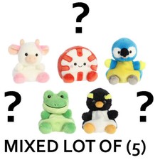 Aurora World Plush - Palm Pals - MIXED LOT OF 5 5 inch - Stuffed Animal Toys