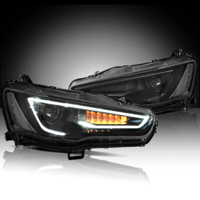 VLAND For Mitsubishi Lancer /EVO X 2008-2017 LED DRL Projector Headlights