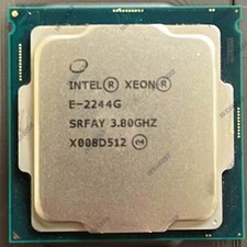Intel Xeon E-2244G 4 CORE 3.8-4.8GHz 8M LGA1151 71W SRFAY CPU processor