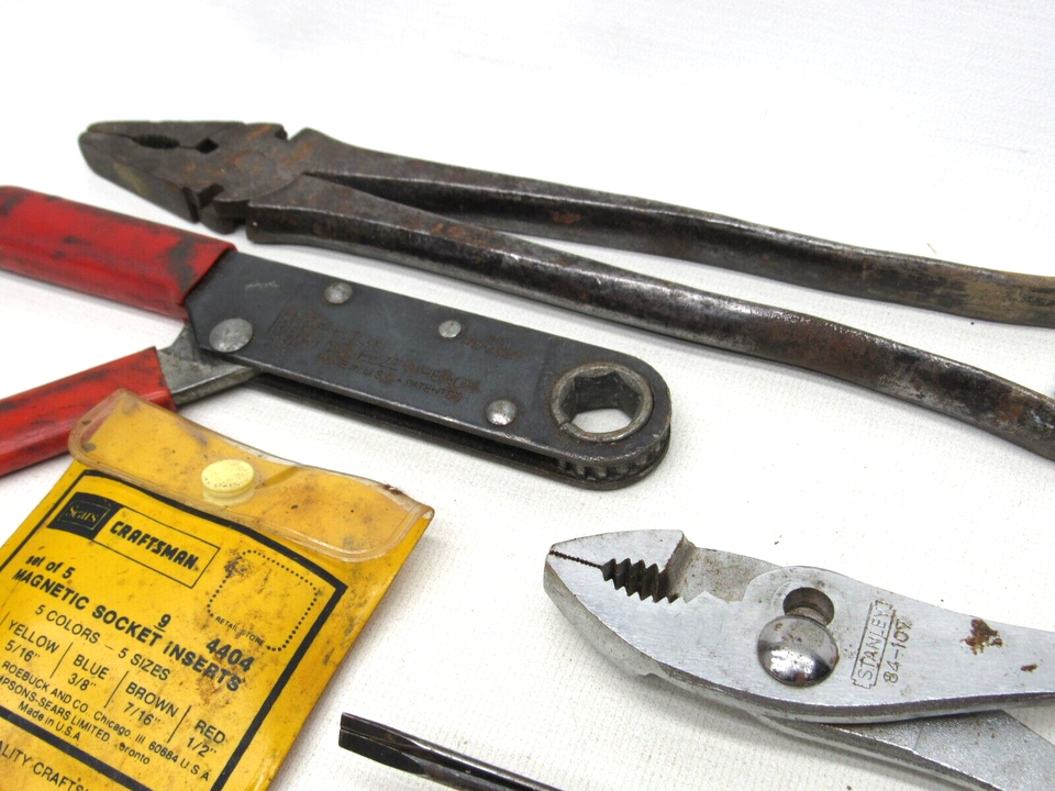 Vintage Craftsman Hand Tools Lot Proto Wrench Pliers Ratchet Klein Screwdriver eBay