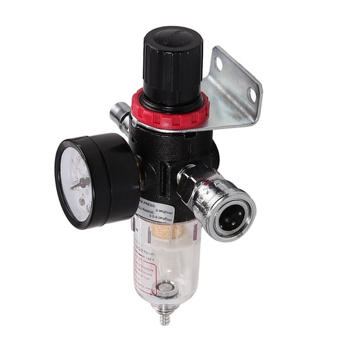 1/4" Air Compressor Oil Water Separator Regulator Moisture Trap In Line Filter - Picture 10 of 12