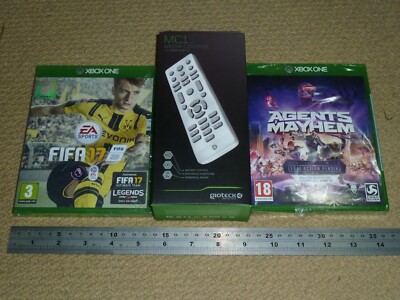 MICROSOFT XBOX ONE SET AGENTS MAYHEM FIFA 17 MC1S MEDIENFERNBEDIENUNG BRANDNEU