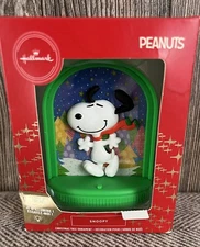 Peanuts Worldwide LLC. Christmas Tree Ornament Magic Lighted Snoopy 4 1/2" Tall