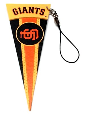 SAN FRANCISCO GIANTS PENNANT TEAM DANGLER MINI FELT 4'' LONG MLB LICENSED