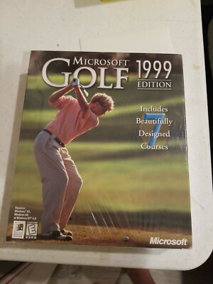 Microsoft Golf (PC, 1999) Multi Media Edition versiegelt - Rarität