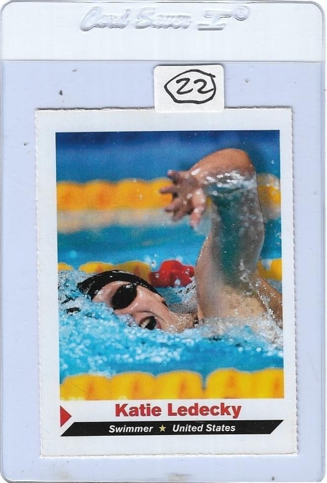 2013 SI FOR KIDS KATIE LEDECKY ROOKIE CARD #274 ~ USA OLYMPIC SWIMMING (22)