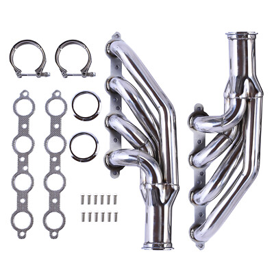 For LS1 LS6 LSX GM V8 Chevy Up & Forward Turbo Manifold Exhaust Header Manifold