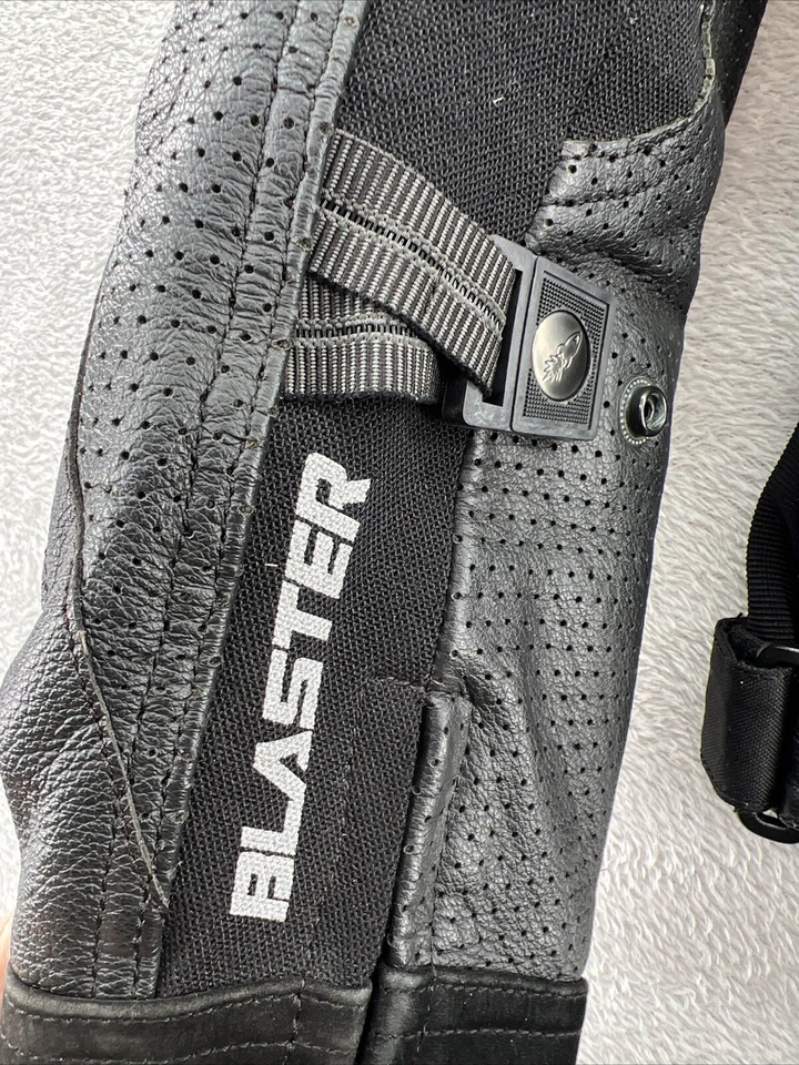 Joe Rocket Jacket Mens Small Motorcycle Blaster Leather Black Full Zip Padded - Image 4 of 4