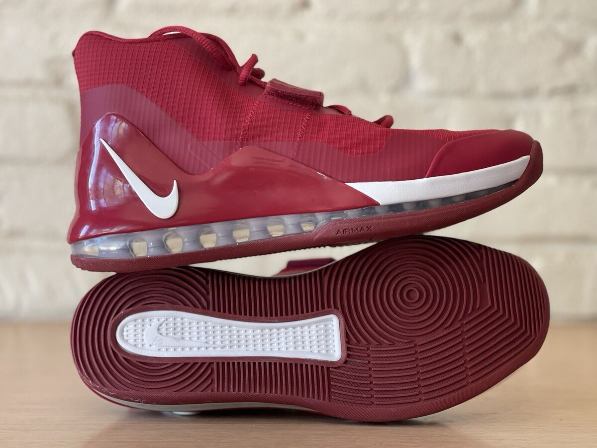 Nike Air Force Max 19 TB Promo Basketball Shoes Burgundy Red Nike Air Force Max 19 TB Promo Basketball Shoes Burgundy Red