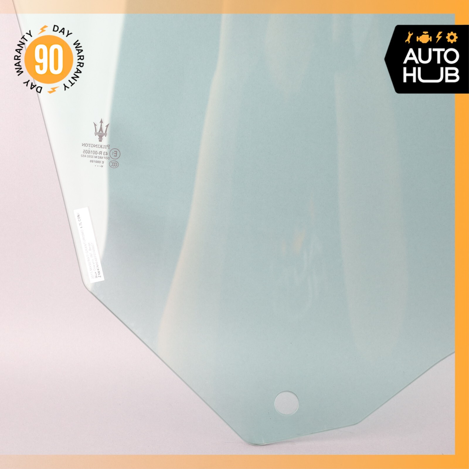 08-19 Maserati GranTurismo M145 Door Window Glass Front Left Driver Side OEM 17k