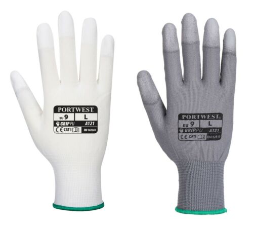 Portwest A121 PU Fingertip Coated Glove - Delicate Assembly Inspection - Zdjęcie 1 z 9