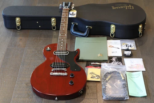 2007 Gibson CS Inspired By Series John Lennon Les Paul Junior Cherry + COA OHSC
