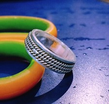 Sterling Silver Spinner Ring, Maditation Ring