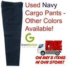 Used Uniform Work Pants Cargo Cintas Redkap Unifirst G&K Dickies and others NAVY