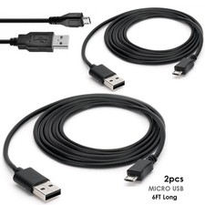 2 x pcs 6.6 ft Long Cable Micro-USB to USB Cable fit Beats By Dre Beats Pill ;Go