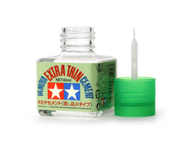 Tamiya 87038 Tamiya Extra Thin Liquid Cement/Glue (40ml), Neu in OVP