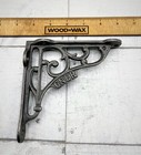 PAIR OF SHELF BRACKET | SOLID CAST IRON 5" GNER BRACKET FOR SHELVING / alcove