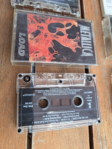 Lot 8 METALLICA Cassette Tapes Kill 'Em All Justice For All Load Ride Lightning - Picture 9 of 11
