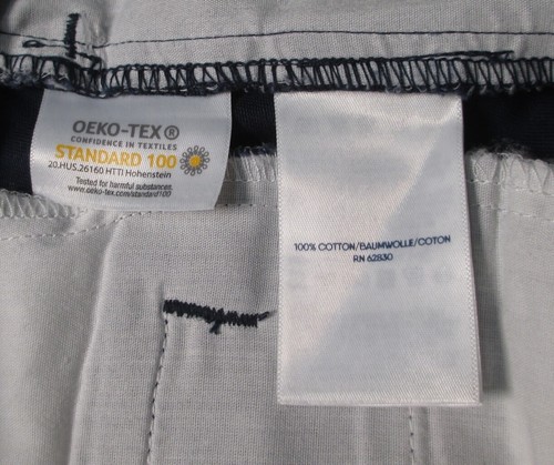 LANDS END Navy School Uniform Plain Front Cotton Chino Shorts Boys 14 NEW - Picture 4 of 7