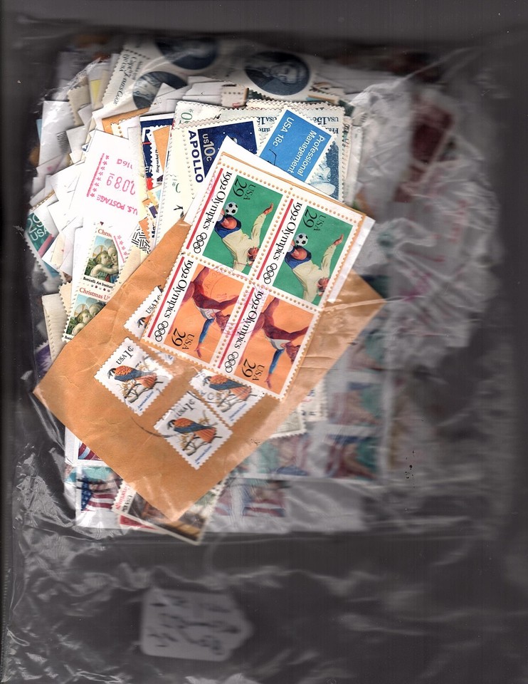 stamp collection estate box lot us 4 oz worldwide covers stamps plate ...