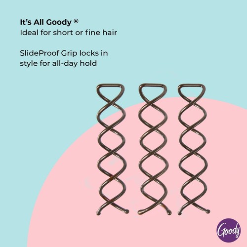 Hair Spin Pin, - Mini Corkscrew Hair Pins for Fast Bun Provides All-Day Hold ... - Picture 3 of 11