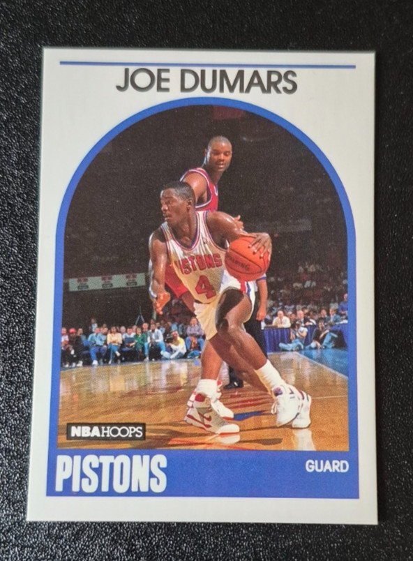 1989 Hoops Basketball Joe Dumars #1 Detroit Pistons HOF 89 MINT Quantity avail