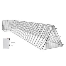 VEVOR Tunnel per Polli 400 x 100 x 61,5 cm Recinto per Pollai per Esterni